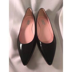 Isaac Mizrahi Black Patent Leather Flats NEW